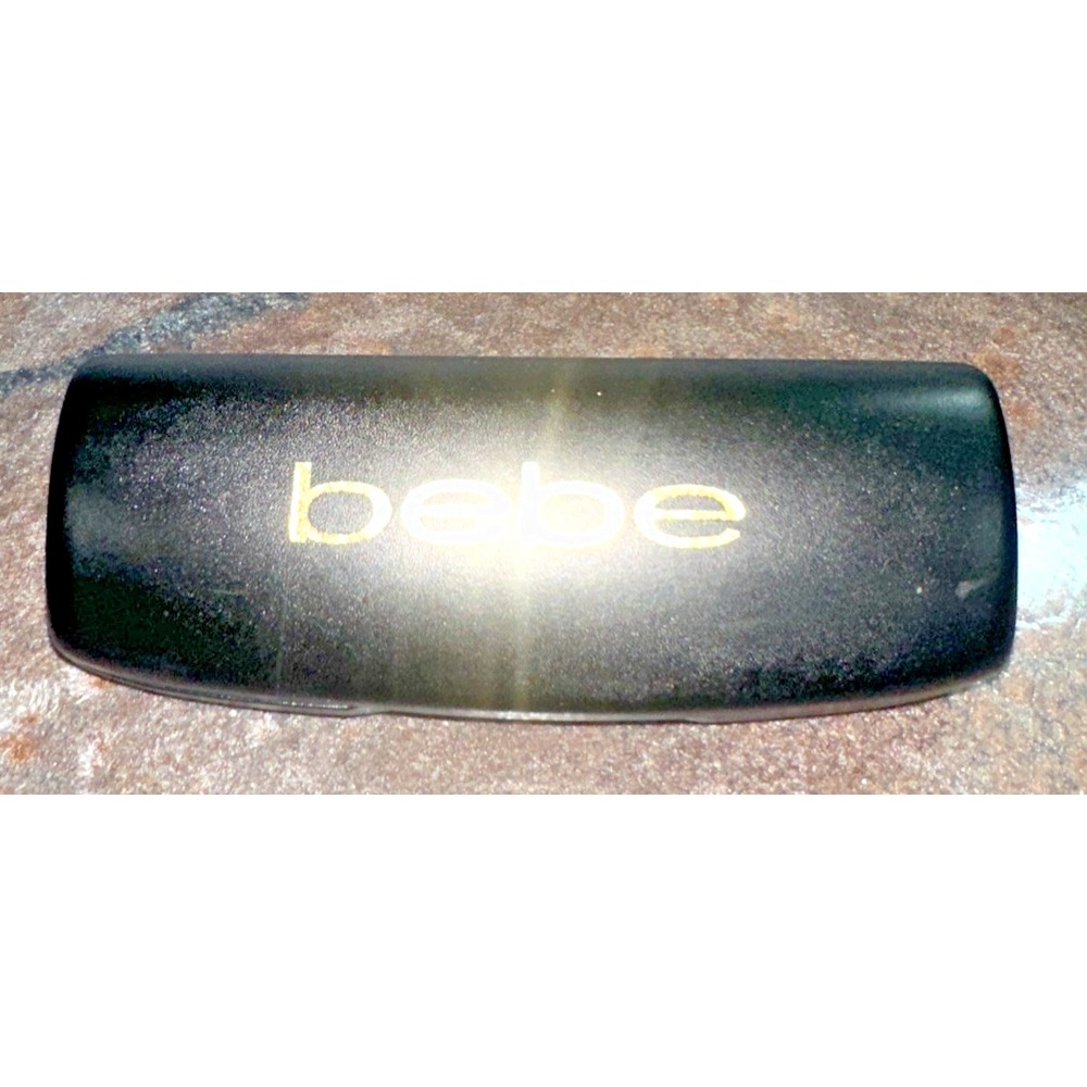 Bebe Eyeglass Sunglasses Case Black Hard Shell Clamshell Protective Holder